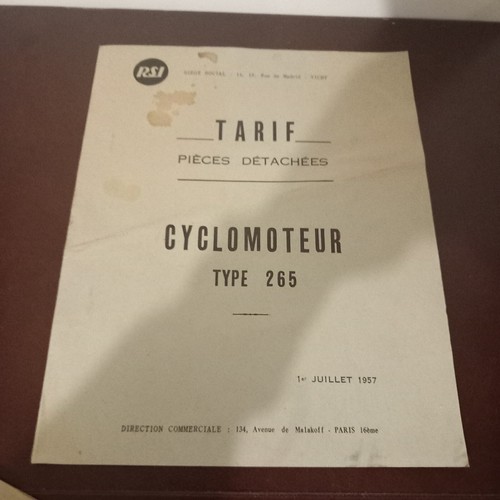 Catalogue brochure price moped - catalogue,