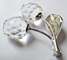 Magnifique BROCHE SWAROVSKI authentique fleur cristaux à facettes bijou rare 286