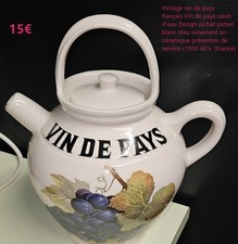 pichet a vin 1950 1960