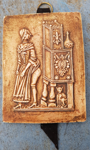 Reproduction plaque érotique - reproduction,