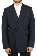 Sandro Croise Navy Blazer