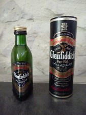 Mignonnette bouteille scotch whisky Glenfiddich Special old reserve avec boite