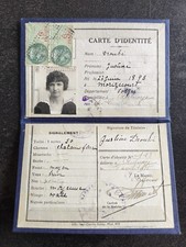 Carte D'identité 1927 Drouhé