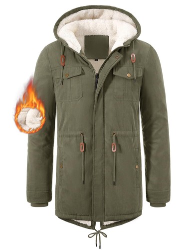 Manteau homme hiver fourrure - homme,