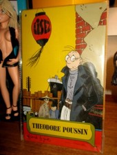 Franck Legall & Dupuis - Rare plaque émaillée hors commerce -Théodore Poussin.