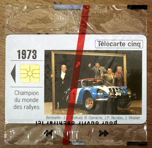 Telecarte renault 1973 réf - telecarte,