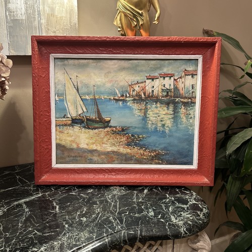 Tableau huile sur toile - huile,