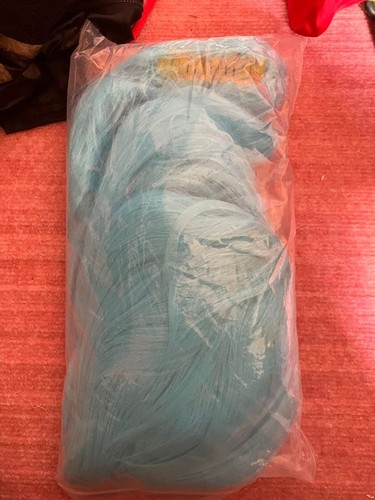 Turquoise blue wig for miku - wig,