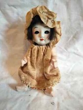 POUPEE ANCIENNE Asiatique yeux de verre signee t.d origine