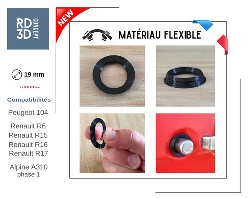Joint barillet porte mm - porte, 19