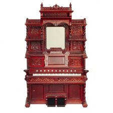 Maison de Poupées Pompe Orgue Piano JBM Miniature Église Salon Acajou Meubles
