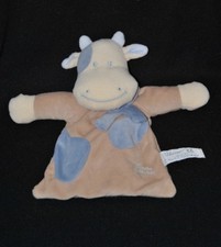 Peluche doudou vache plat