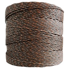 Fil de Clôture Pâturage Premium Braun / Orange 1000m 9 Conduite Electrique Galon