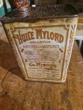 bidon d'huile ancien..huile