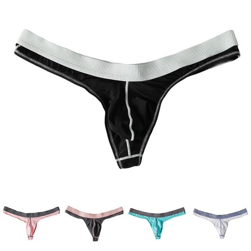 String homme respirant soie