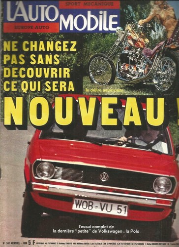 Automobile 348 polo - n°348, la