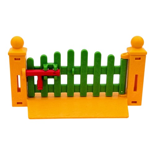 Playmobil clôture jaune/vert