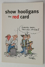 Carte Humour Dessin Football Show Hooligans The Red Card