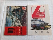 Catalogue Jouef HO 1970/71, Affiche Lima 84X60 cm et Notices Meccano / Hornby