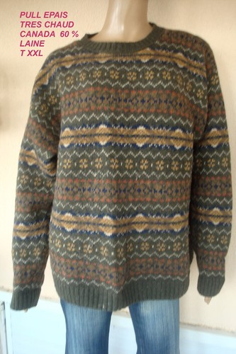 Pull jacquart tres chaud - pull,