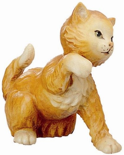 Sculpture chat assis cm - chat, 10