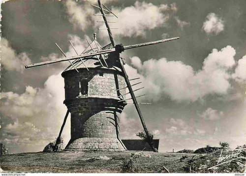 Carte postale moulin - moulin, à