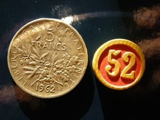 lot N°52  piece argent 5