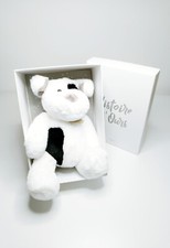 Peluche/Doudou Noopy Le Chien Blanc Tache Noire Nez Gris 20cm  - Histoire D'ours