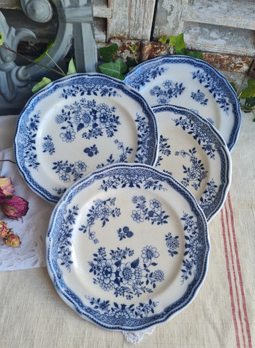 Anciennes assiettes dessert - 4,