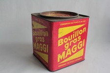 Boîte tôle lithographiée bouillon Maggi en cubes (69799)