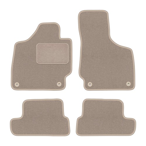 Tapis sol velours beige - tapis, en