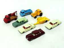 Lot ancien 8 vintage Matchbox Lesney England 60's Mercedes Corsair etc Bon état