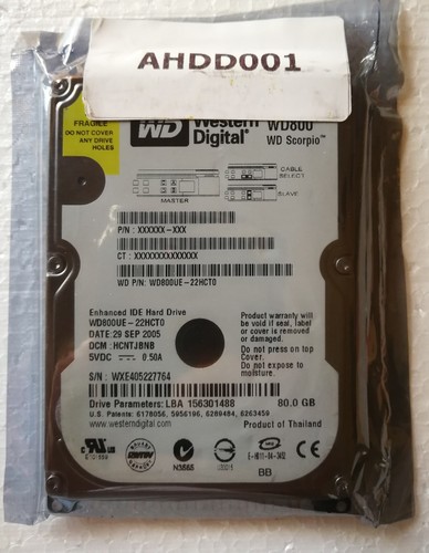 Wd800ue 22hct0 western - ,