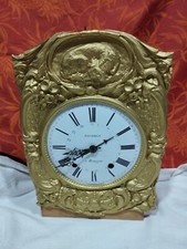 Ancien mouvement de comtoise du 19ème - sonnerie cloche -date et heure - PLY8