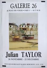 Taylor Julian Galerie 26 Circa 1980 Affiche Originale Exposition