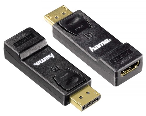 Hama displayport prise dp - 2x,
