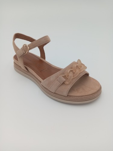Sandales tamaris chaîne beige - sandales,