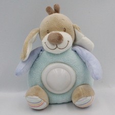 Doudou veilleuse chien beige