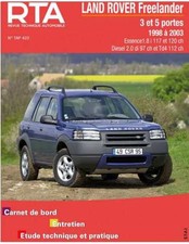 ▄▀▄ REVUE TECHNIQUE LAND ROVER FREELANDER (1998 à 2003) - RTA TAP422 ▄▀▄