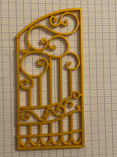 Playmobil porte grille fer - 1,