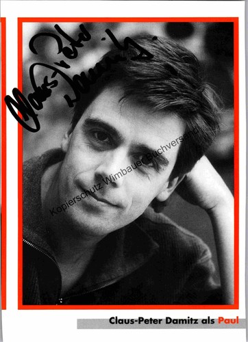 Original autogramm claus peter - original,