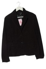 H&M Veste en velours côtelé Dames Veste T EU 38 brun style décontracté