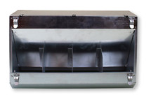 Distributeur Automatique de Nourriture pour Lapin, 4 Fressplätze