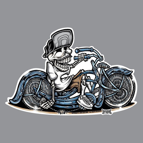 Riding low sticker lowrider - low,