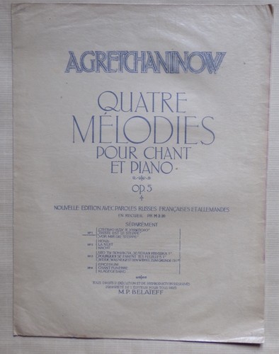 Album partition quatre - §,