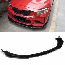 Spoiler Lèvre Lame Jupe Pare-Choc Avant Noir Pour BMW F30 F80 F82 F87 M2 M3 M4