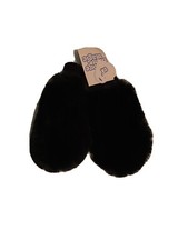 More Than Magic Mittens Black In Color With Faux Fur