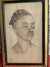 Rare dessin portrait