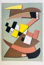 Alberto MAGNELLI - "La Ferrage X" - 1970 - Lithographie originale signée