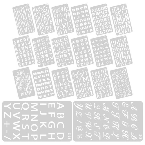 Reusable plastic alphabet - reusable,